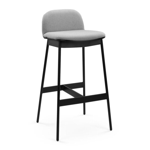 Terra Cotta Fabric - Natural Ash Backrest - Terra Cotta Powder Coated Base