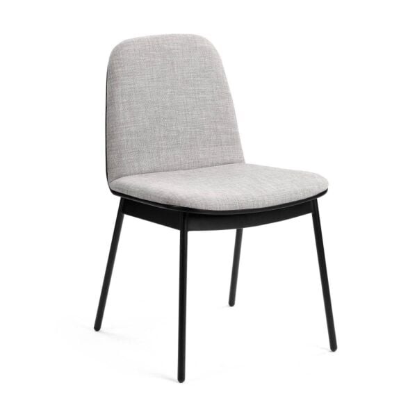 Chestnut Leather - Black Ash Backrest - Black Powder Coated Base