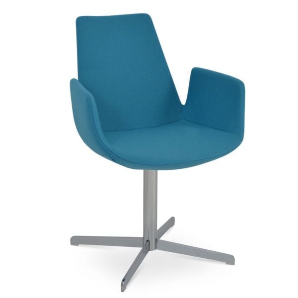 Eiffel 4 Star Swivel Armchair by sohoConcept