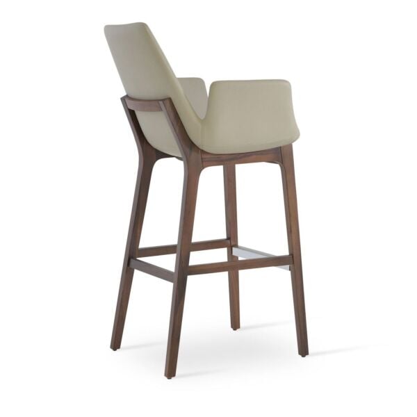 Eiffel Arm Wood Bar Stool by sohoConcept