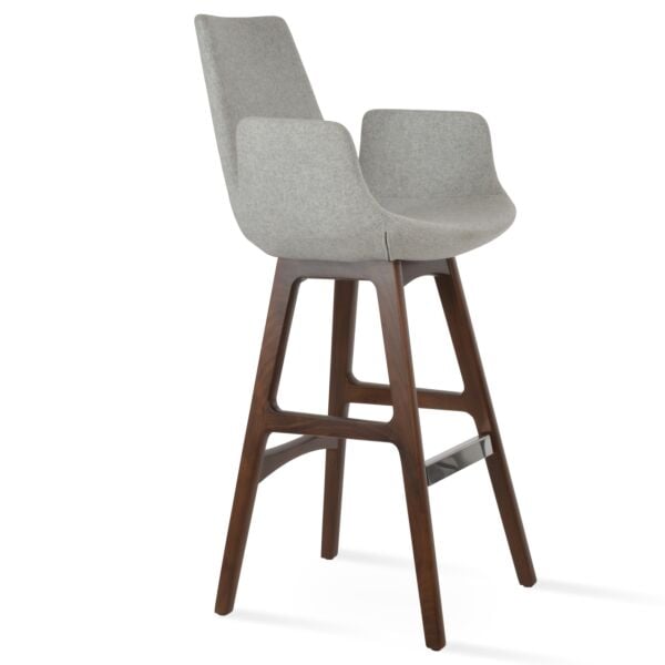 Eiffel Arm PR Wood Swivel Stool by sohoConcept