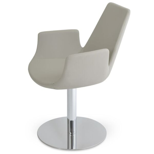 Eiffel Round Swivel Armchair by sohoConcept