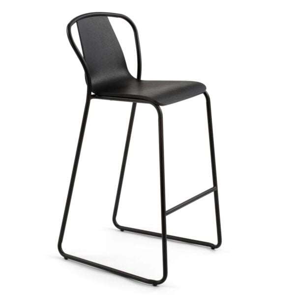 Black Ash - Black Powder Coated Steel