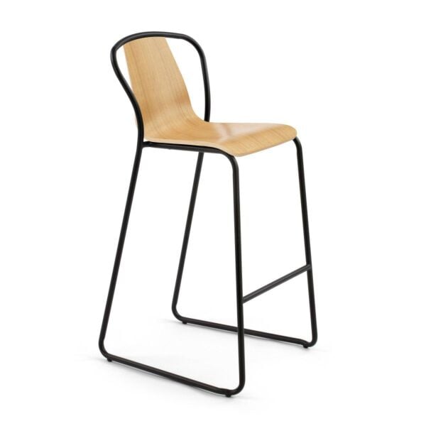 Black Ash - Black Powder Coated Steel