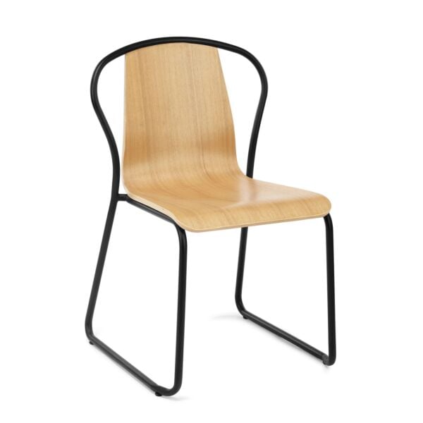 Black Ash - Black Powder Coated Steel