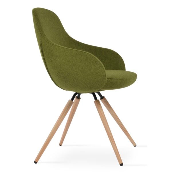 Gazel Carrot Swivel Armchair by sohoConcept