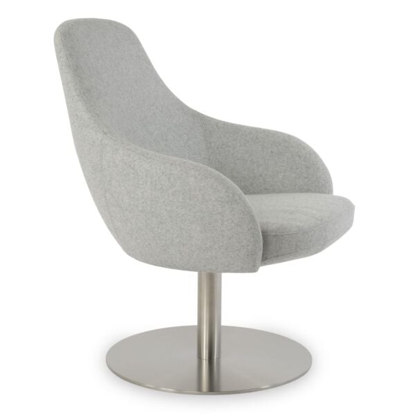 Gazel Lounge Round Swivel Armchair