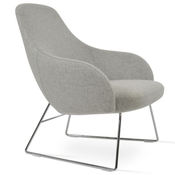 Gazel Lounge Wire Armchair by sohoConcept