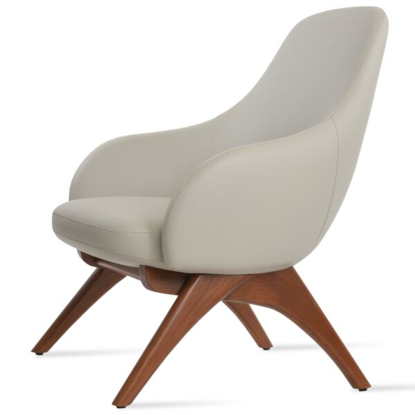 Gazel Lounge X Wood Armchair by sohoConcept