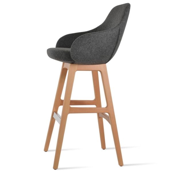 Gazel Arm PR Wood Stool by sohoConcept