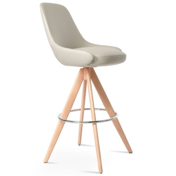 Gazel Pyramid MW Swivel Stool by sohoConcept