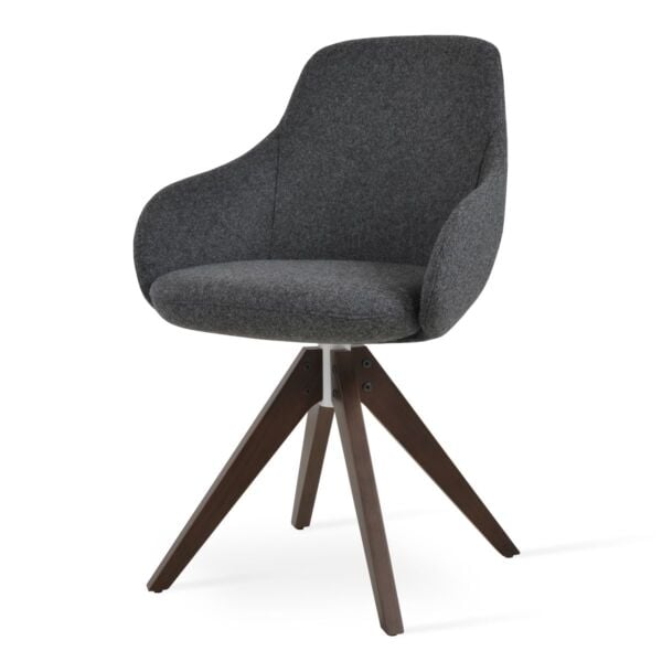 Gazel Pyramid Swivel Armchair