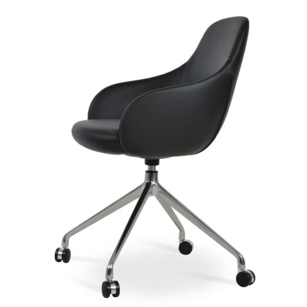 Gazel Spider Swivel Armchair with Casters