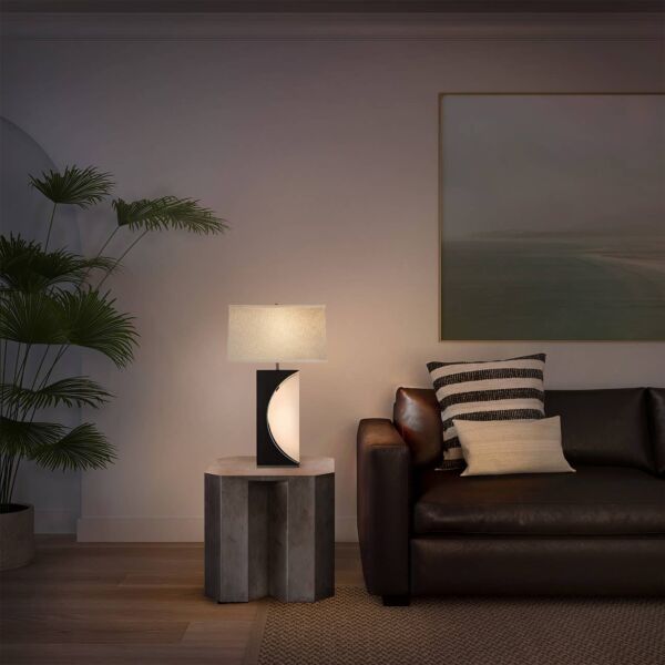 Half Moon Table Lamp with Nightlight