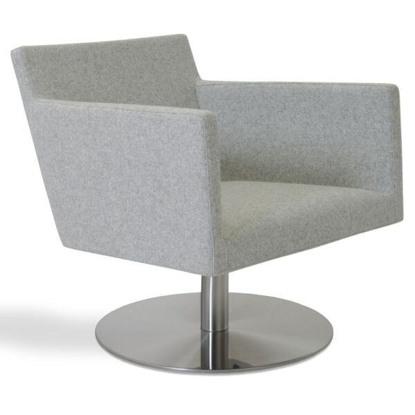 Harput Vogue Lounge Round Swivel Armchair by sohoConcept