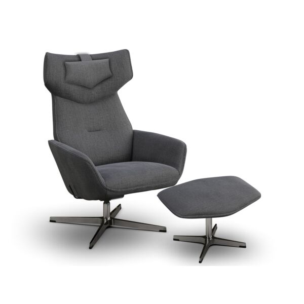 Yeti Dark Grey Fabric