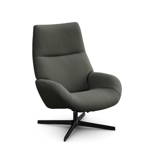 Lotus Recliner Chair with Footrest by Kebe