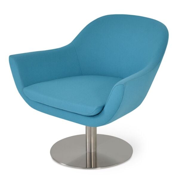 Madison Round Swivel Lounge Armchair by sohoConcept