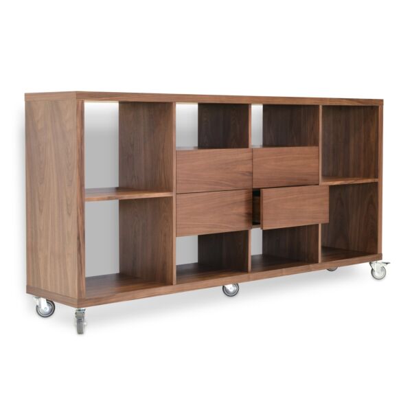 Malta Bookcase with Drawers by sohoConcept