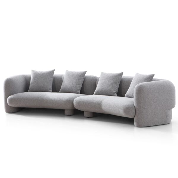 Medium Grey Boucle Fabric (AA8-HY007)