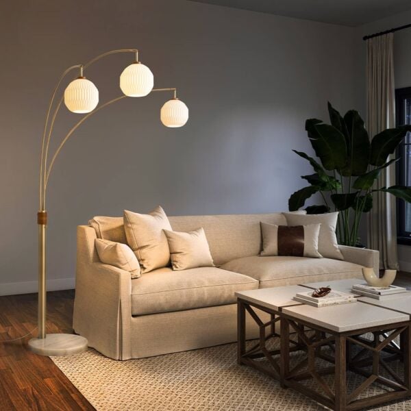 Moraga 3 Light Arc Floor Lamp