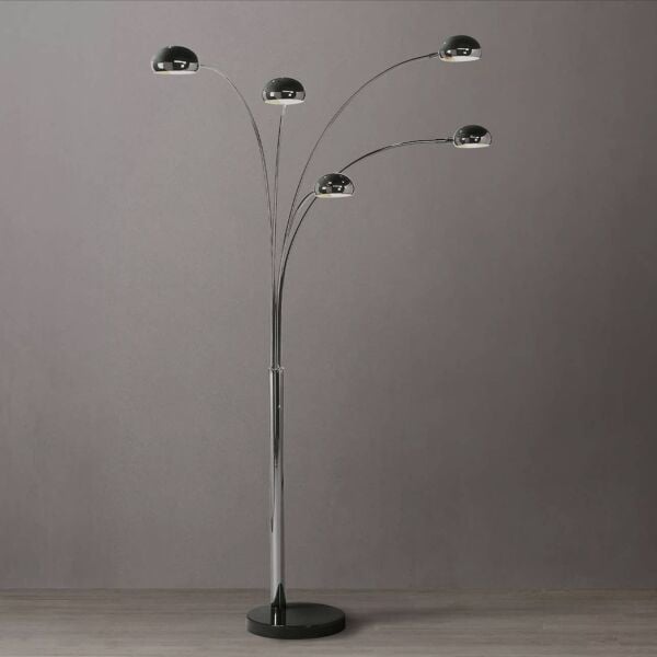 Mushroom 5 Light Arc Floor Lamp