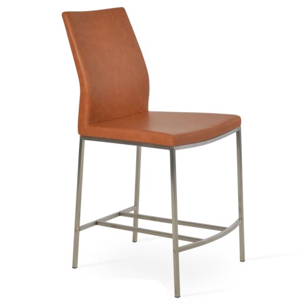 Pasha Metal High Back Stool by sohoConcept