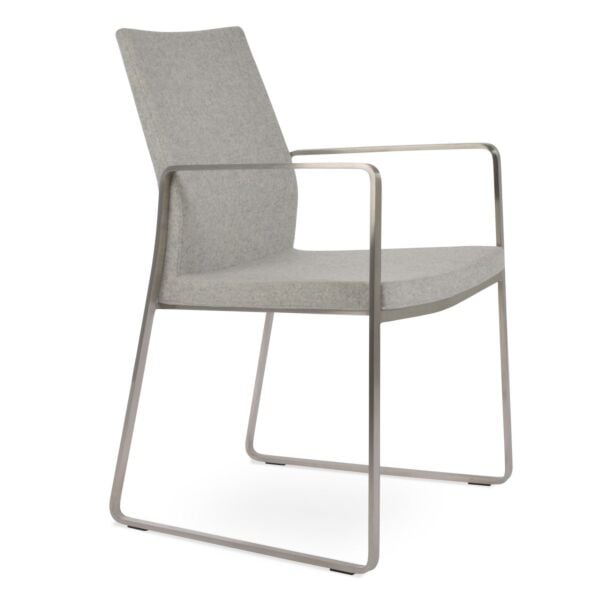 Pasha Sled Armchair by sohoConcept