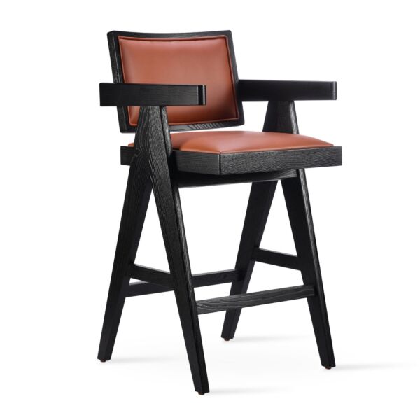 Pierre J Full Upholstered Stool by sohoConcept