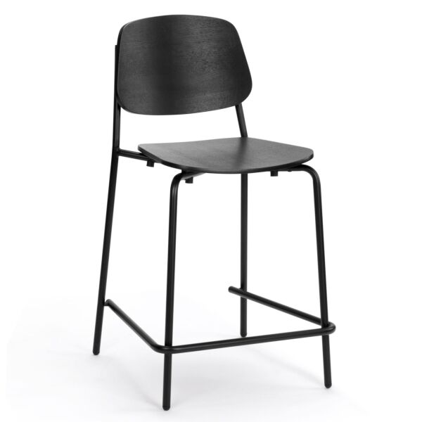 Black Ash - Black Powder Coated Steel
