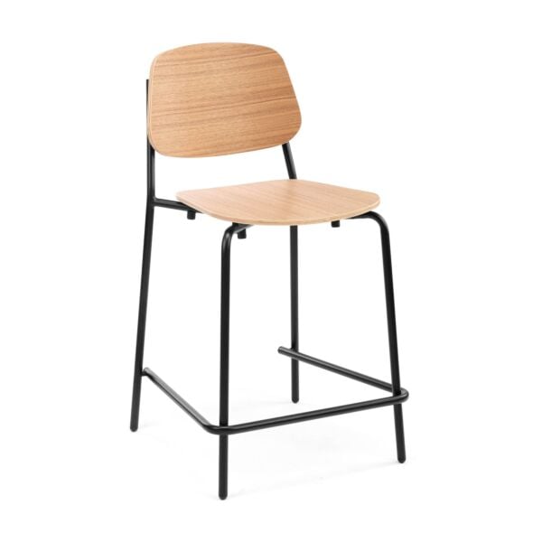 Black Ash - Black Powder Coated Steel