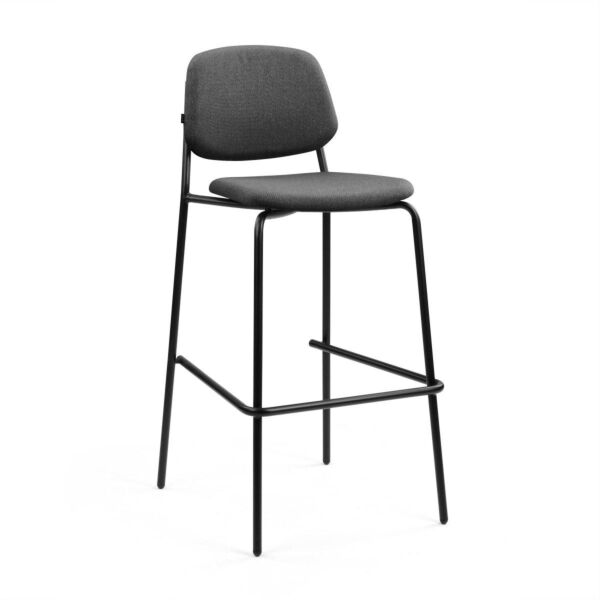 Platform Soft Seat and Soft Backrest Bar Stool