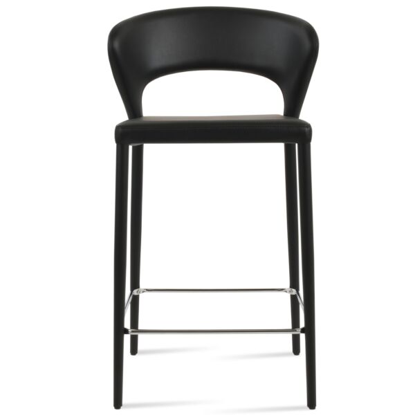 Black PPM Leatherette (2001-12) - Chrome Finish Footrest