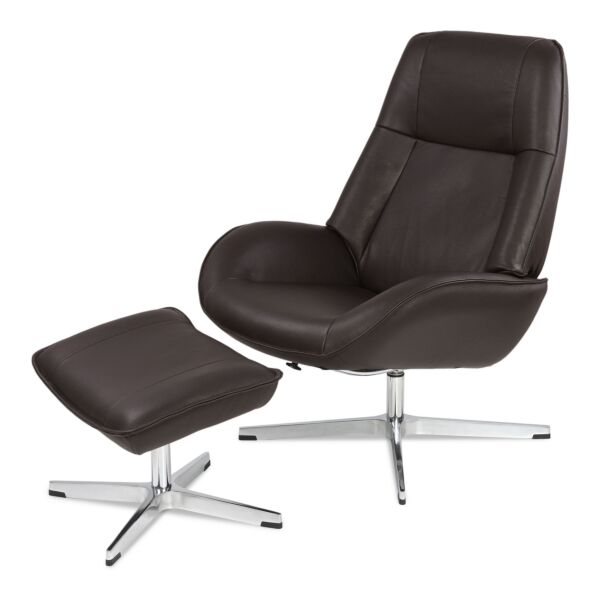 Roma Recliner Lounge Chair with Footrest by Kebe