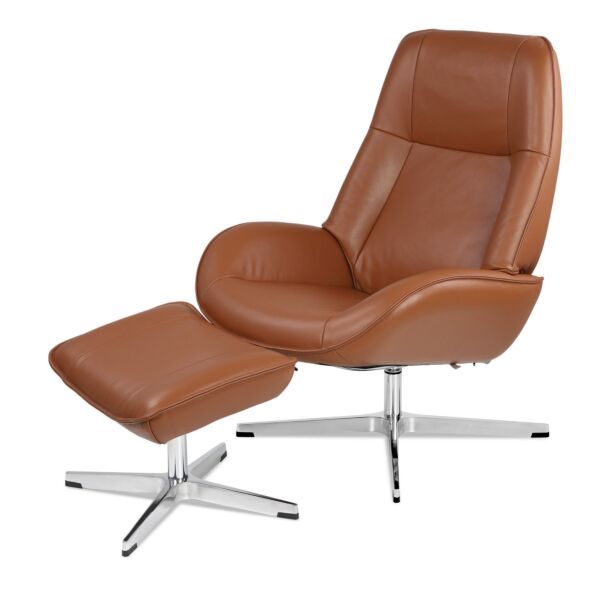 Roma Recliner Lounge Chair with Footrest by Kebe