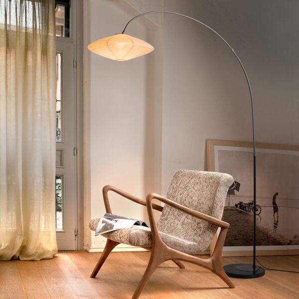 Roswell 1 Light Arc Floor Lamp