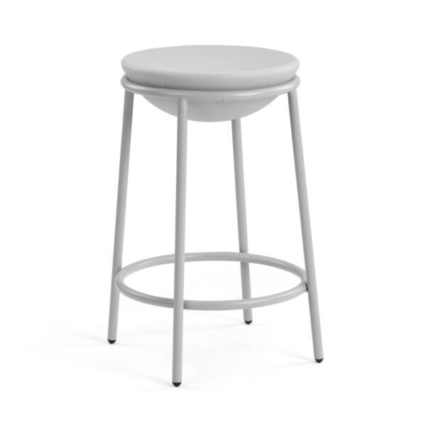 Grey Seat with Grey Coated Steel Base