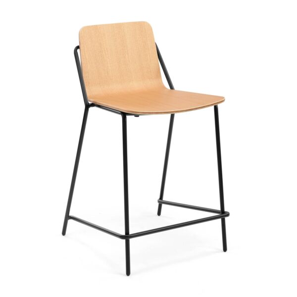 Black Ash - Black Powder Coated Steel