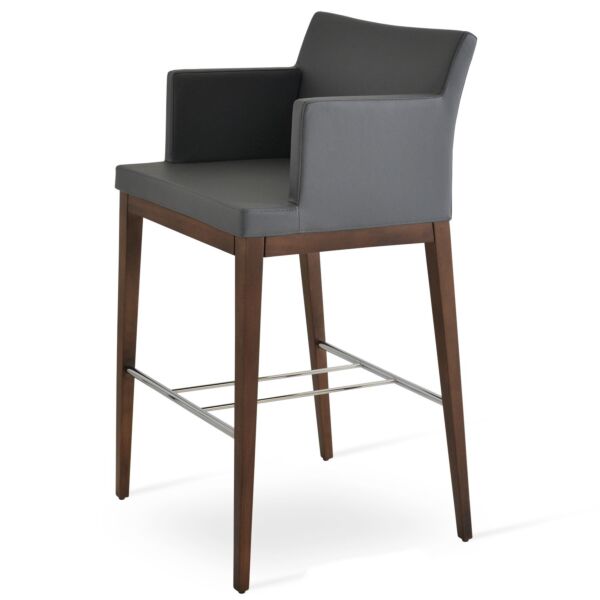 Soho Arm Wood Stool by sohoConcept