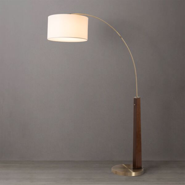 Taper 1 Light Arc Floor Lamp