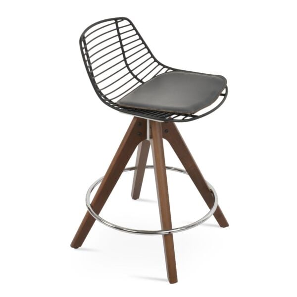 Tiger Mini Pyramid Swivel Stool by sohoConcept
