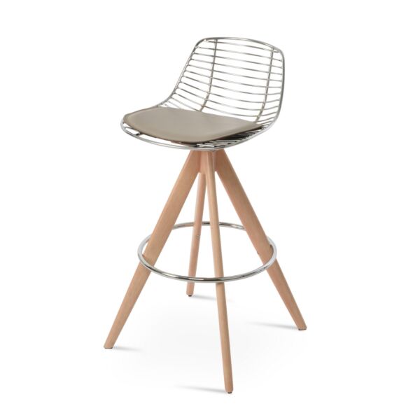 Tiger Mini Pyramid MW Swivel Stool by sohoConcept
