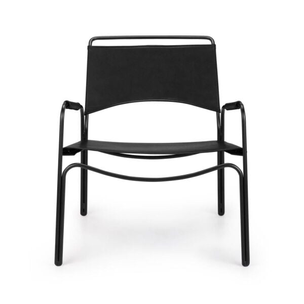 Black Base with Chestnut Leather Seat