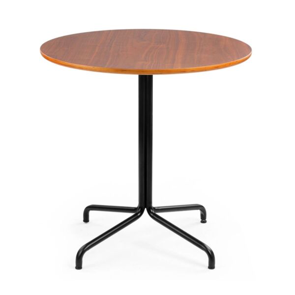 Walnut Ash - Black Powder Coated Steel