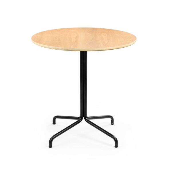 Natural Ash - Black Powder Coated Steel