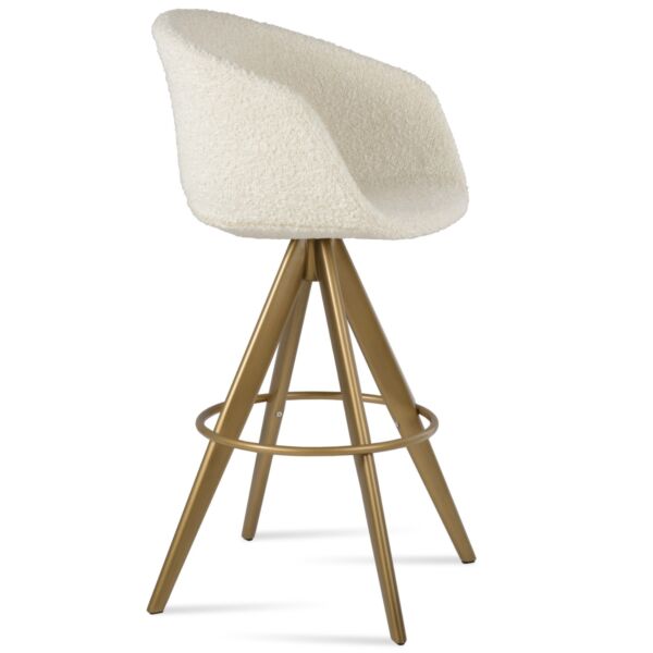 Tribeca Arm Pyramid MW Swivel Stool by sohoConcept
