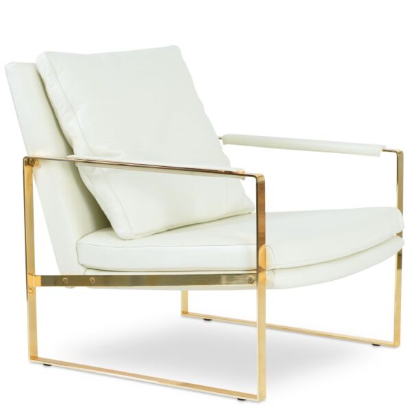 Zara Gold Lounge Armchair by sohoConcept