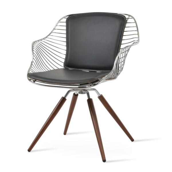 Zebra Carrot Swivel Armchair by sohoConcept