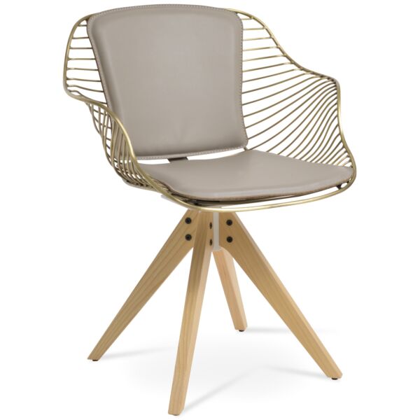 Zebra Pyramid Swivel Armchair by sohoConcept