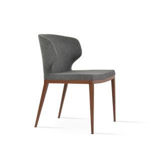 Amed +(PLUS) Wood Grain Metal Chair by sohoConcept